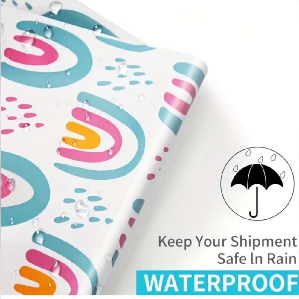 18 pieces 10x13 poly mailers. 6 of each design. - Picture 4 of 7